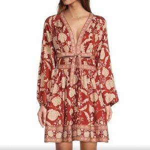 Antonio Melani | Norma Jean Floral Print Long Puff Sleeve Dress, Sz 8